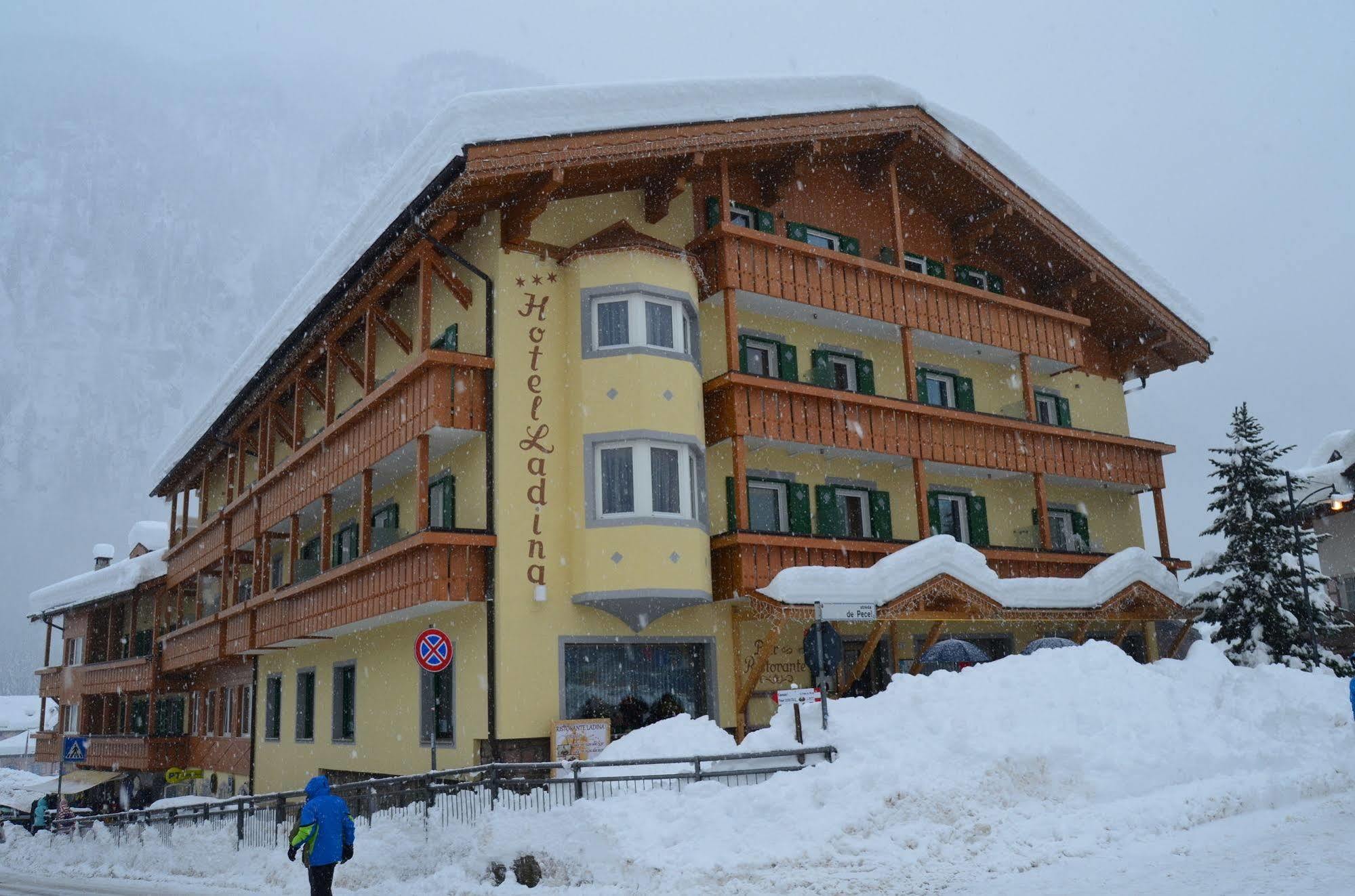 Hotel Ladina Campitello di Fassa Bagian luar foto